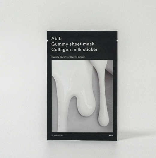 Abib Gummy Sheet Mask Collagen Milk Sticker 27ml x 10ea