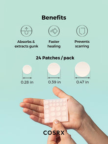 COSRX Acne Pimple Master Patch 24 Patches (3 Sizes) image 3