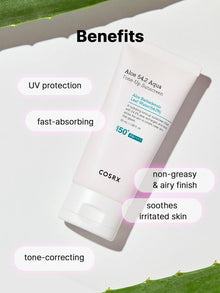 COSRX Aloe 54.2 Aqua Tone-Up Sunscreen SPF 50+ PA++++ 50ml image 5