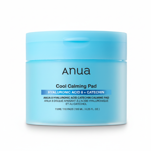Anua 8 Hyaluronic Acid Catechin Calming Pad 185ml/110ea
