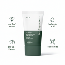Anua Heartleaf Silky Moisture Sunscreen 50ml image 2