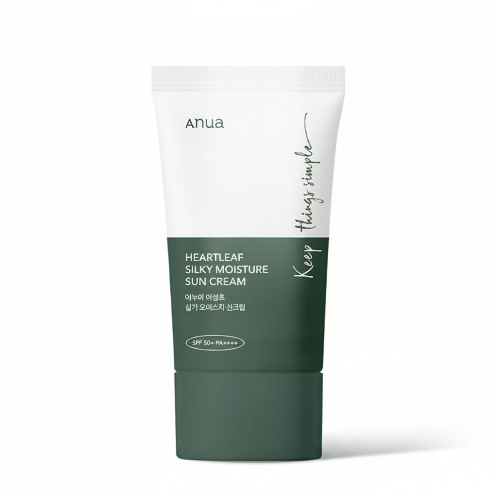 Anua Heartleaf Silky Moisture Sunscreen 50ml