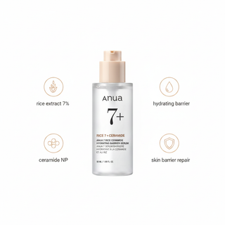 Anua Rice 7 + Ceramide Serum - Key Ingredients