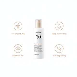 Anua Rice 70+ Ceramide Moisturizing Milk - Key Ingredients