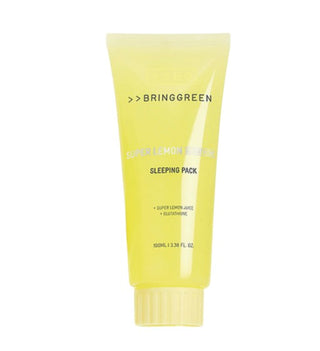 BRINGGREEN Super Lemon Glutathione Sleeping Pack 100ml on white background