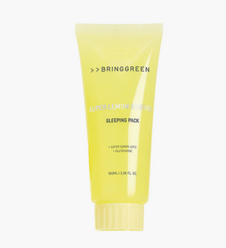 BRINGGREEN Super Lemon Glutathione Sleeping Pack 100ml on white background