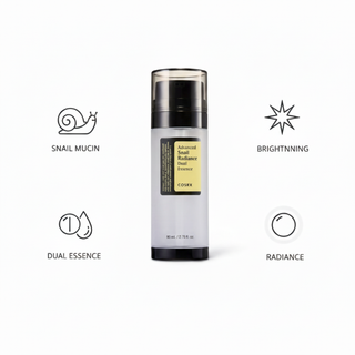 COSRX Advanced Snail Radiance Dual Essence - 4 Benefits