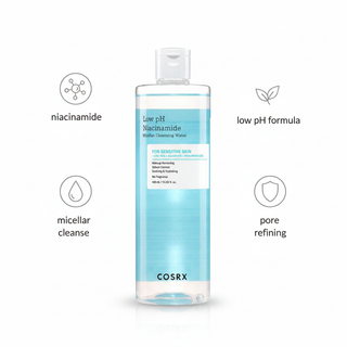 COSRX Low pH Niacinamide Micellar Cleansing Water - Education