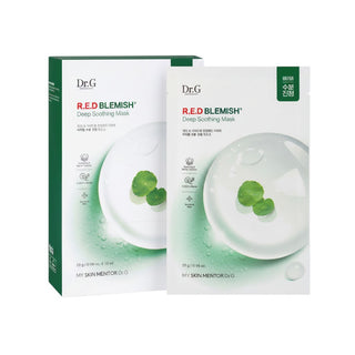 Dr.G RED BLEMISH Deep Soothing Mask white background