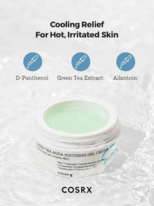 COSRX Hydrium Green Tea Aqua Soothing Gel Cream 50ml image 2
