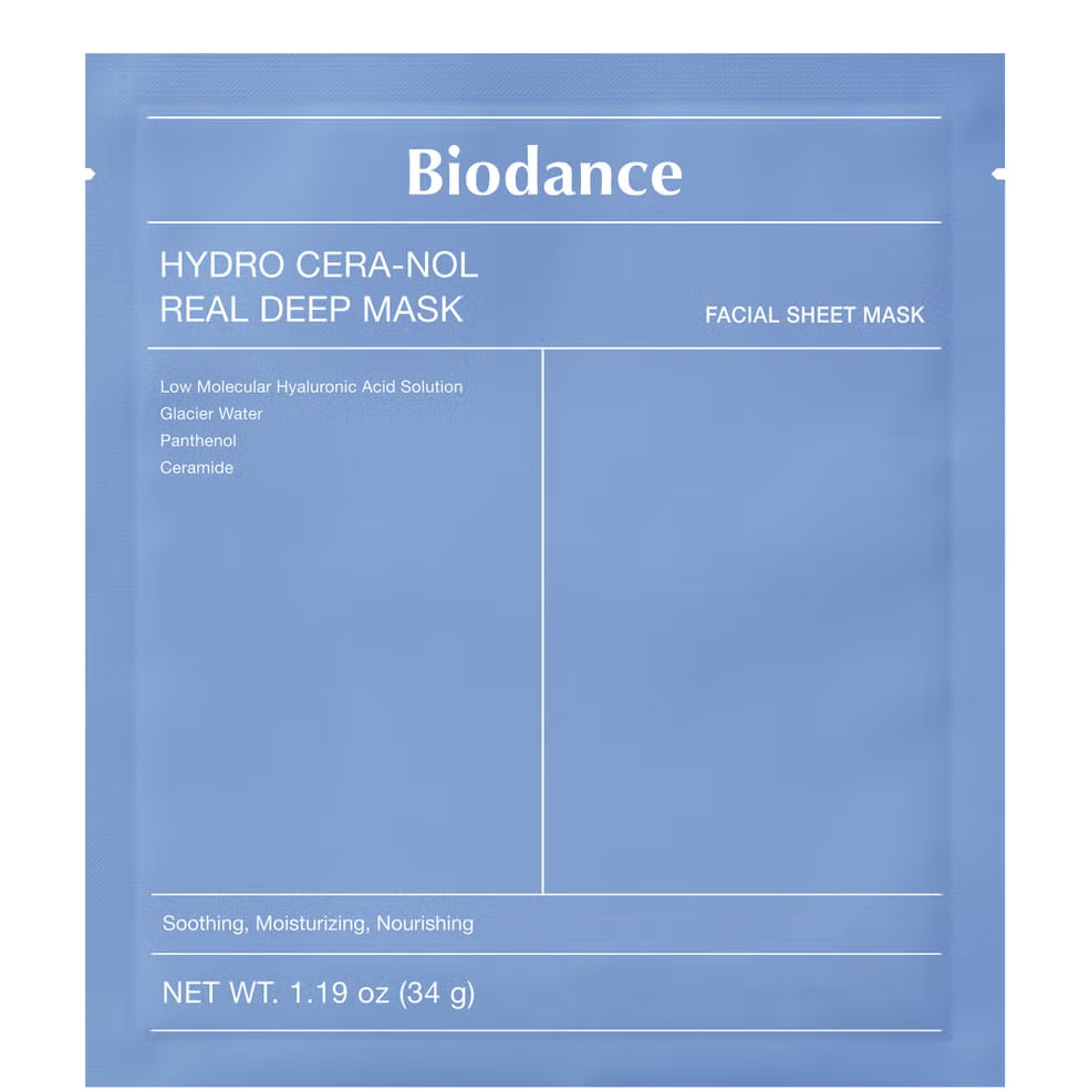 Biodance Hydro Cera-Nol Real Deep Mask Sheet 4 Sheets