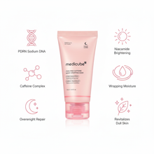 Medicube PDRN Pink Caffeine Night Wrapping Mask 75ml image 2