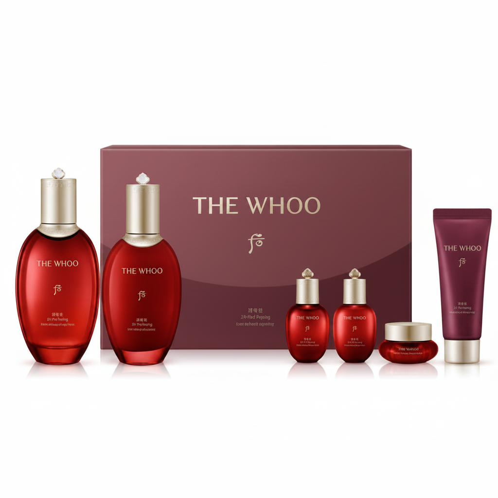 The Whoo Jinyulhyang Anti-Wrinkle Set 8 pieces