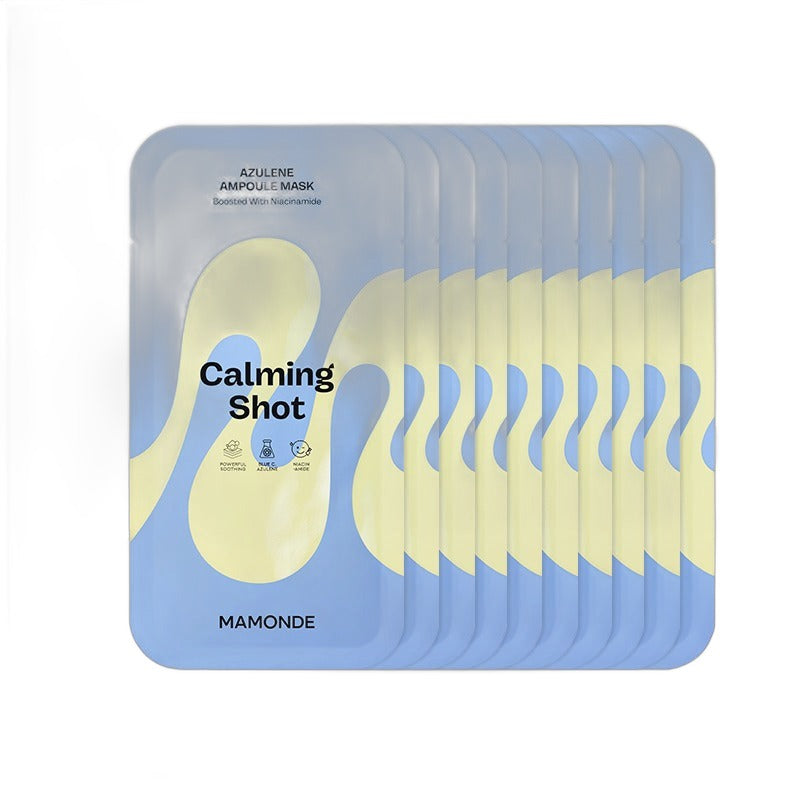 Mamonde Calming Shot Azulene Ampoule Mask 23ml x 10ea